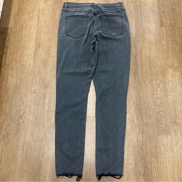 GAP Women’s Charcoal Denim High Rise Jeans 31R True Skinny - Picture 5 of 16